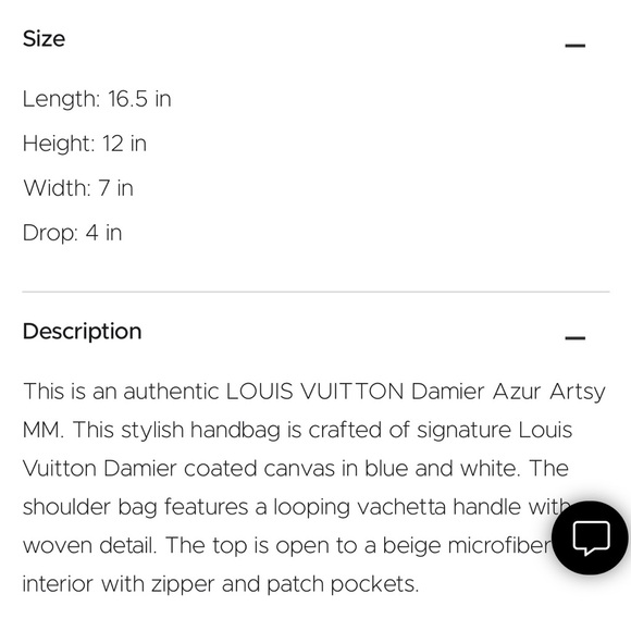 Louis Vuitton Damier Azur Artsy MM Shoulder Bag - Picture 12 of 12